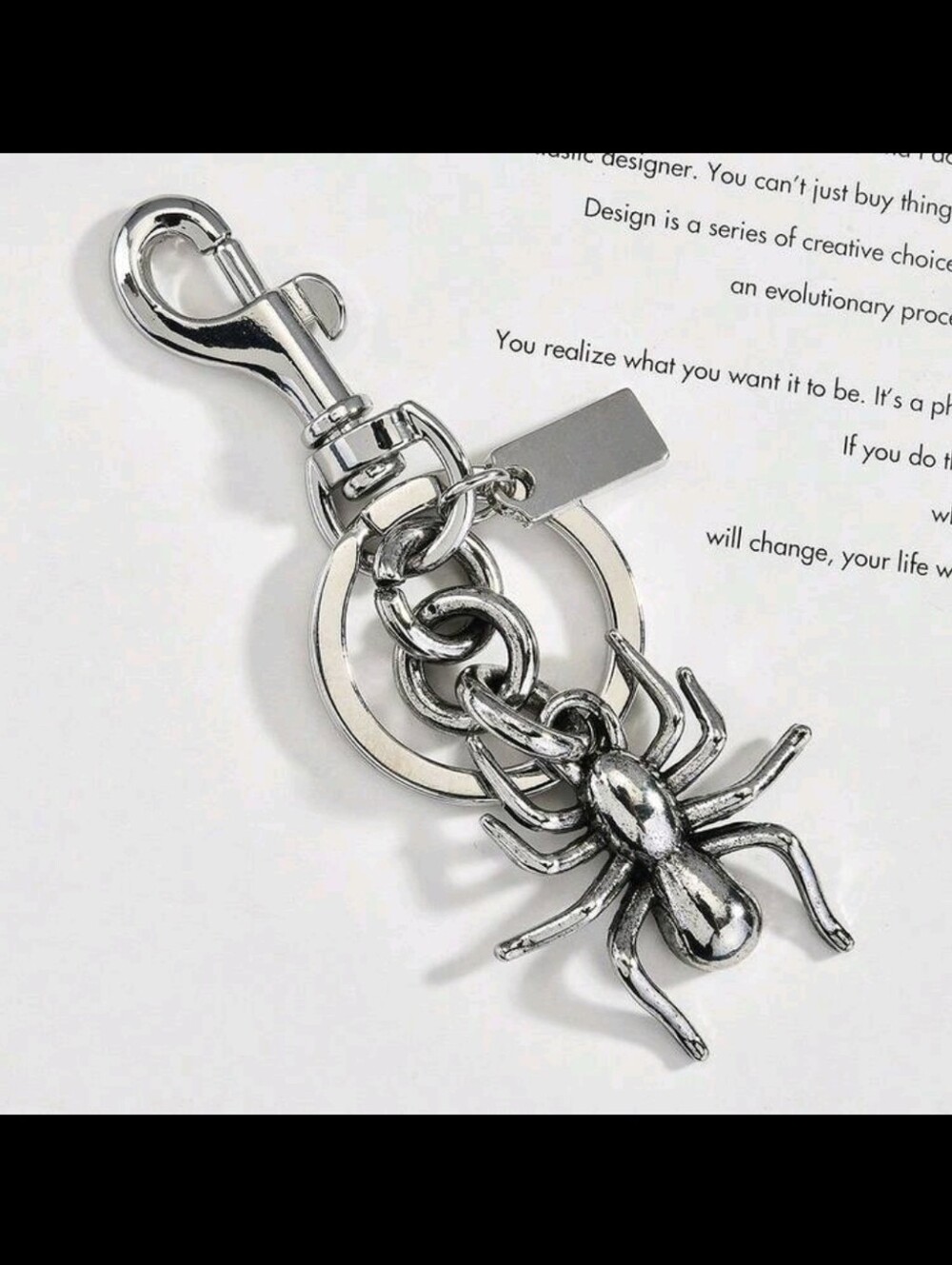 Spider Bag Charm/ Keychain NEW